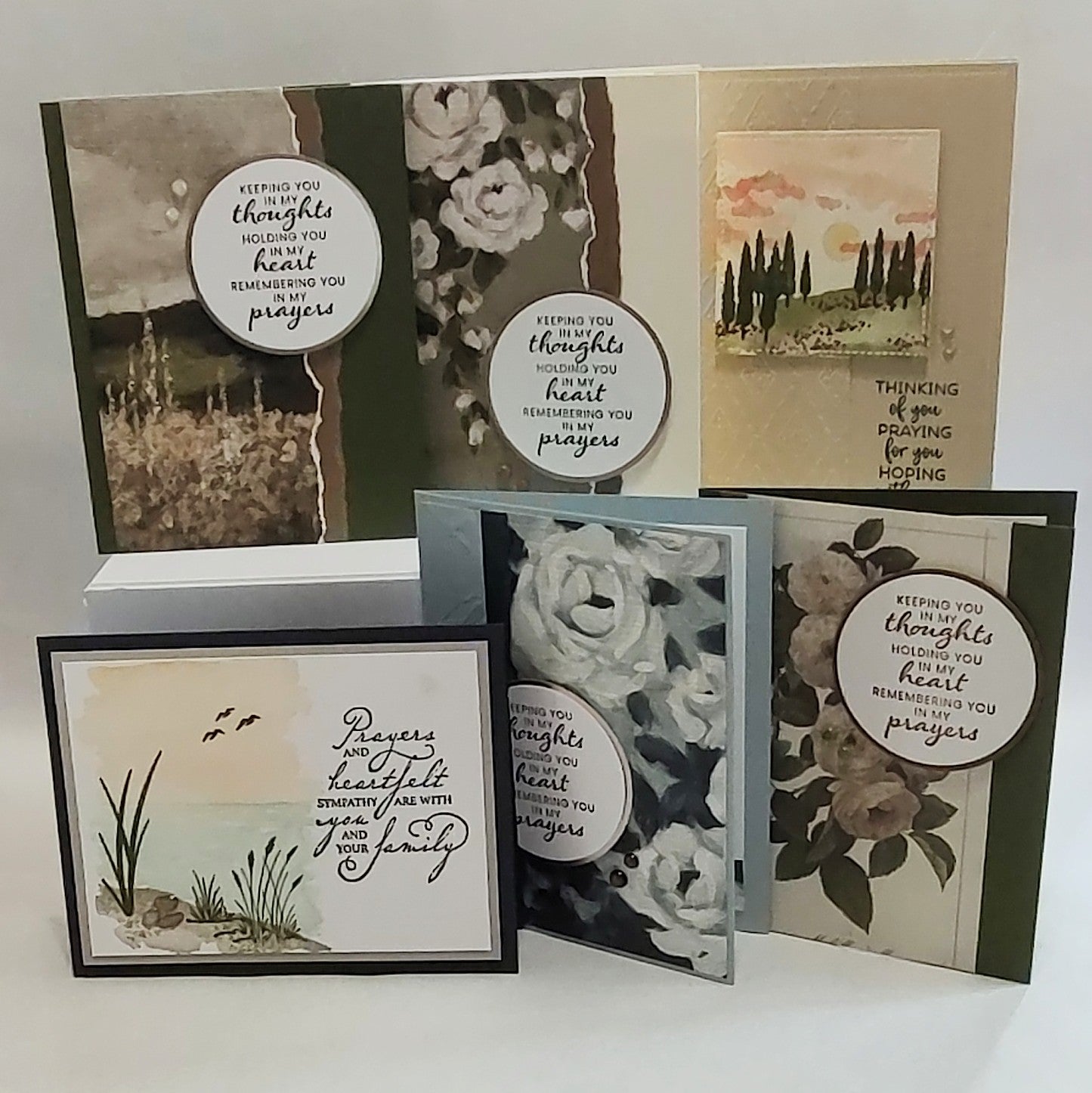 6 Count Handmade Cards- Sympathy