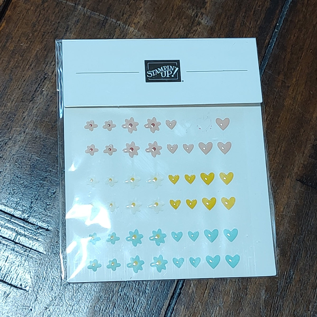 Embellishment - Adhesive Backed Hearts & Flowers