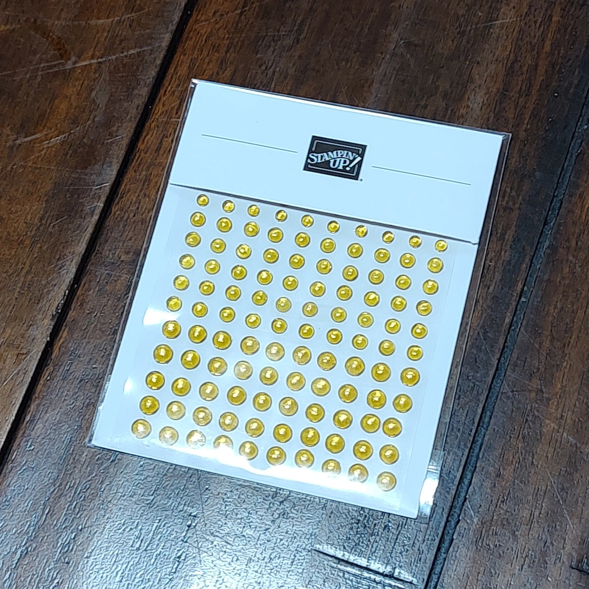 Embellishment - Gold Textured Adhesive Backed Dots