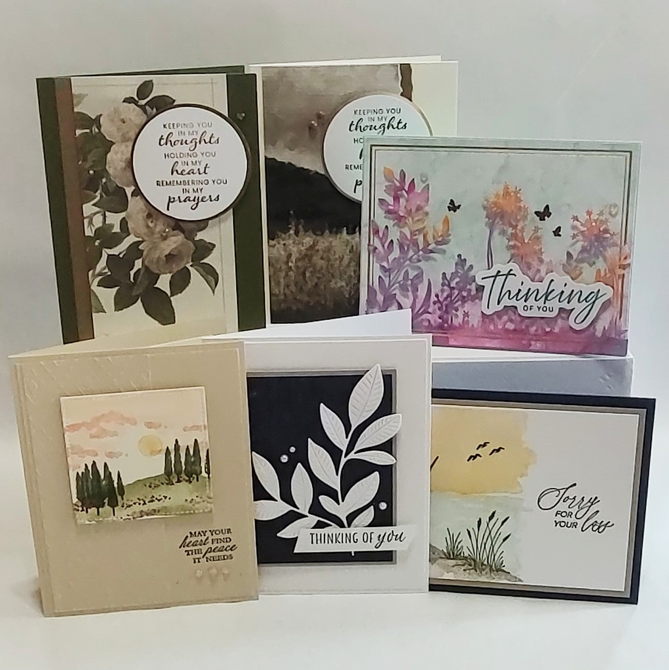 6 Count Handmade Cards- Sympathy