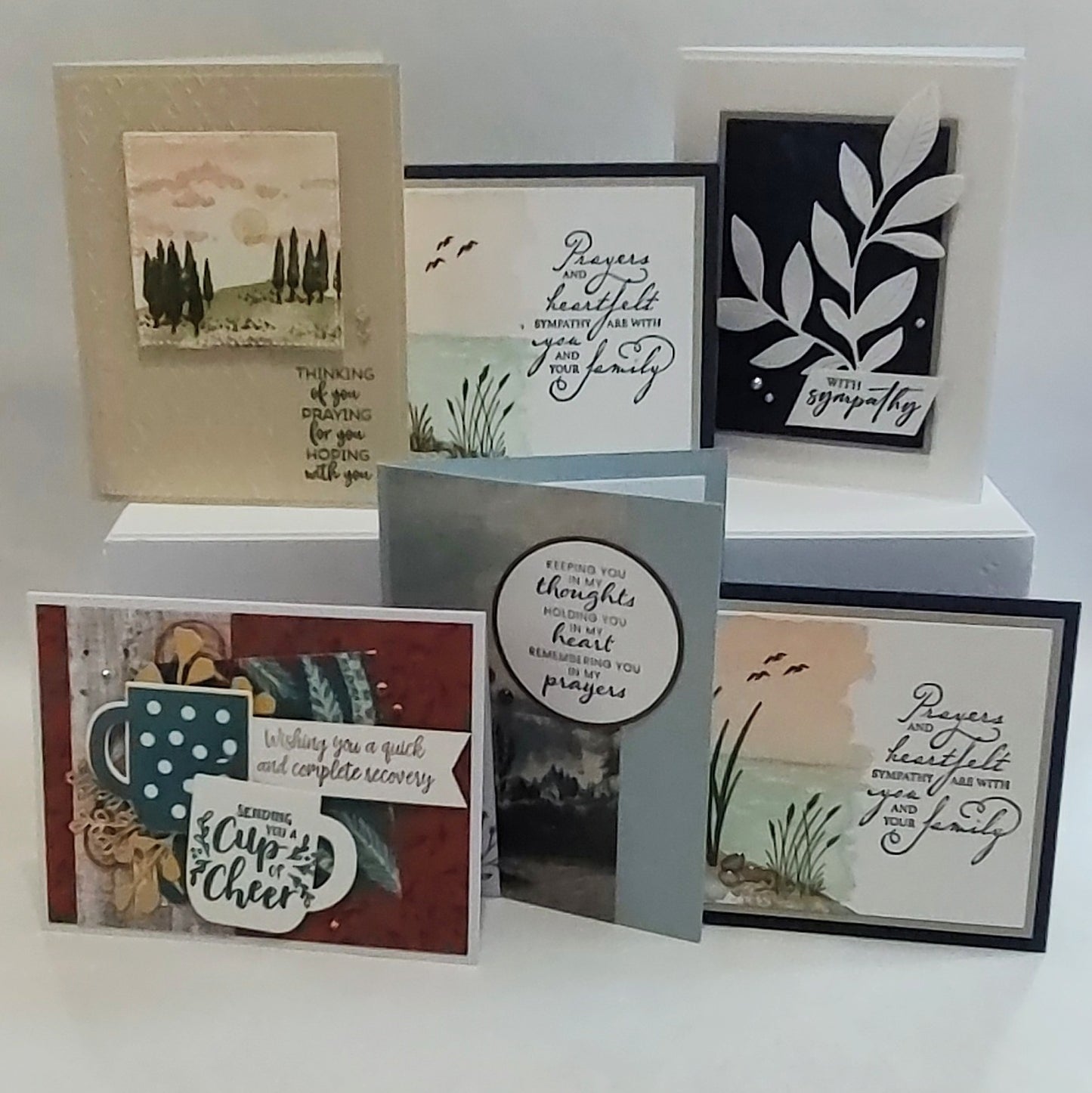 6 Count Handmade Cards- Sympathy