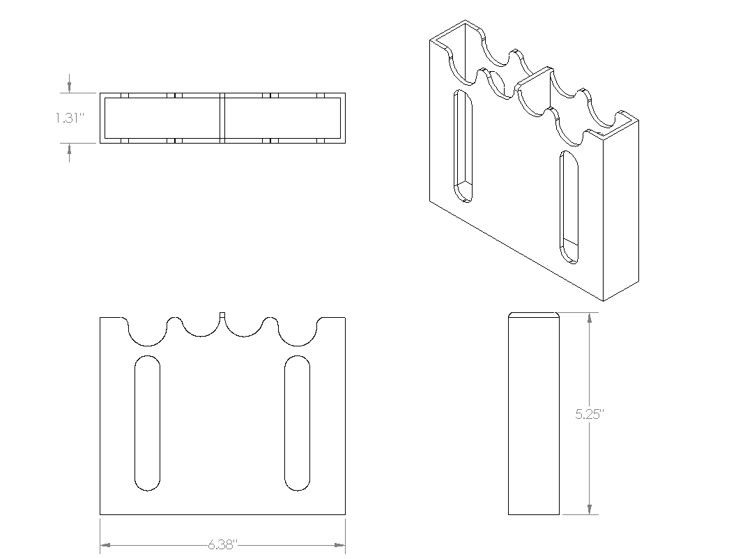 Ink Refill Holder - 10 colors