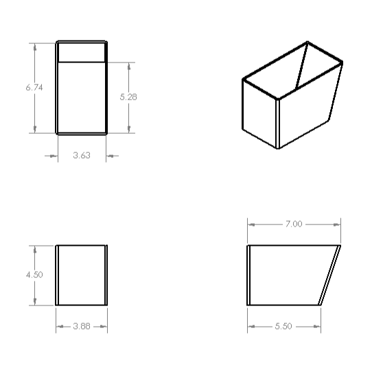 Slanted Box – The Country Hive