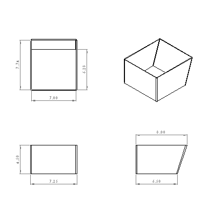 Slanted Box Loading Table Slanted Box – The Country Hive