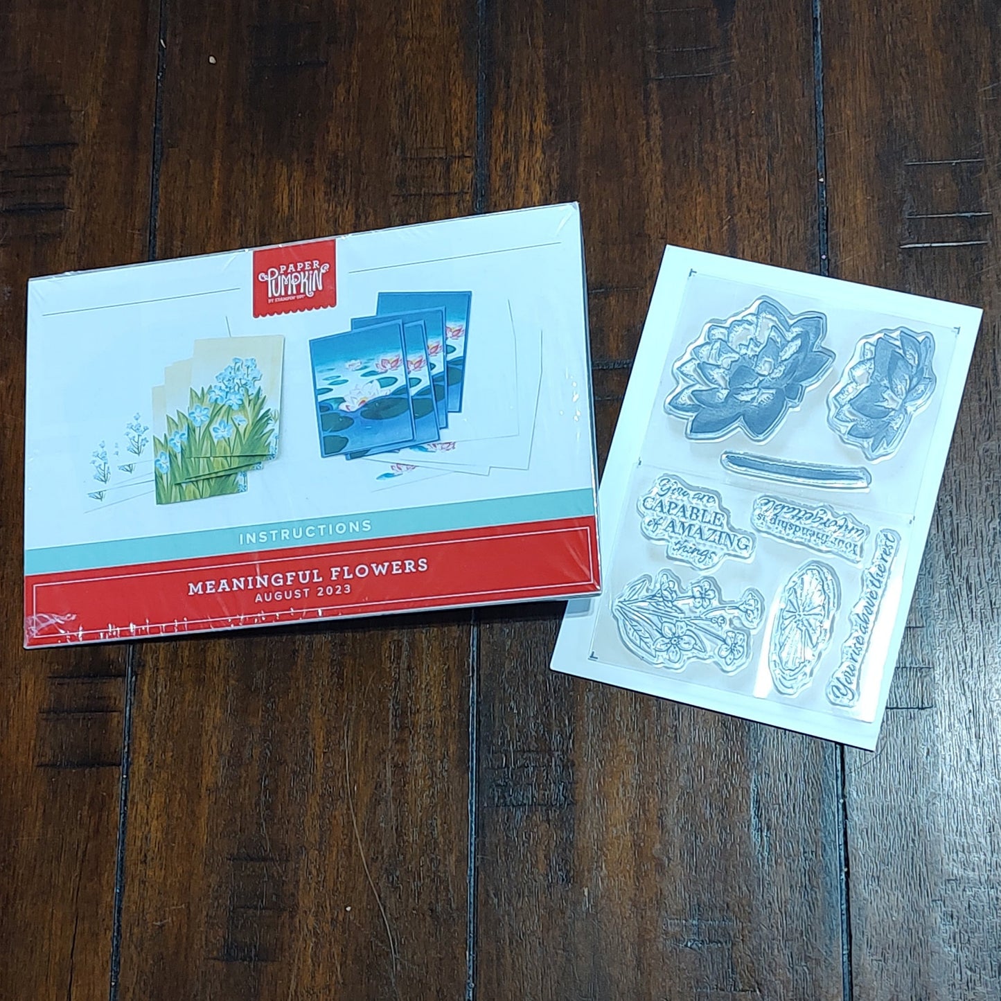 Meaningful Flowers Paper Pumpkin Kit