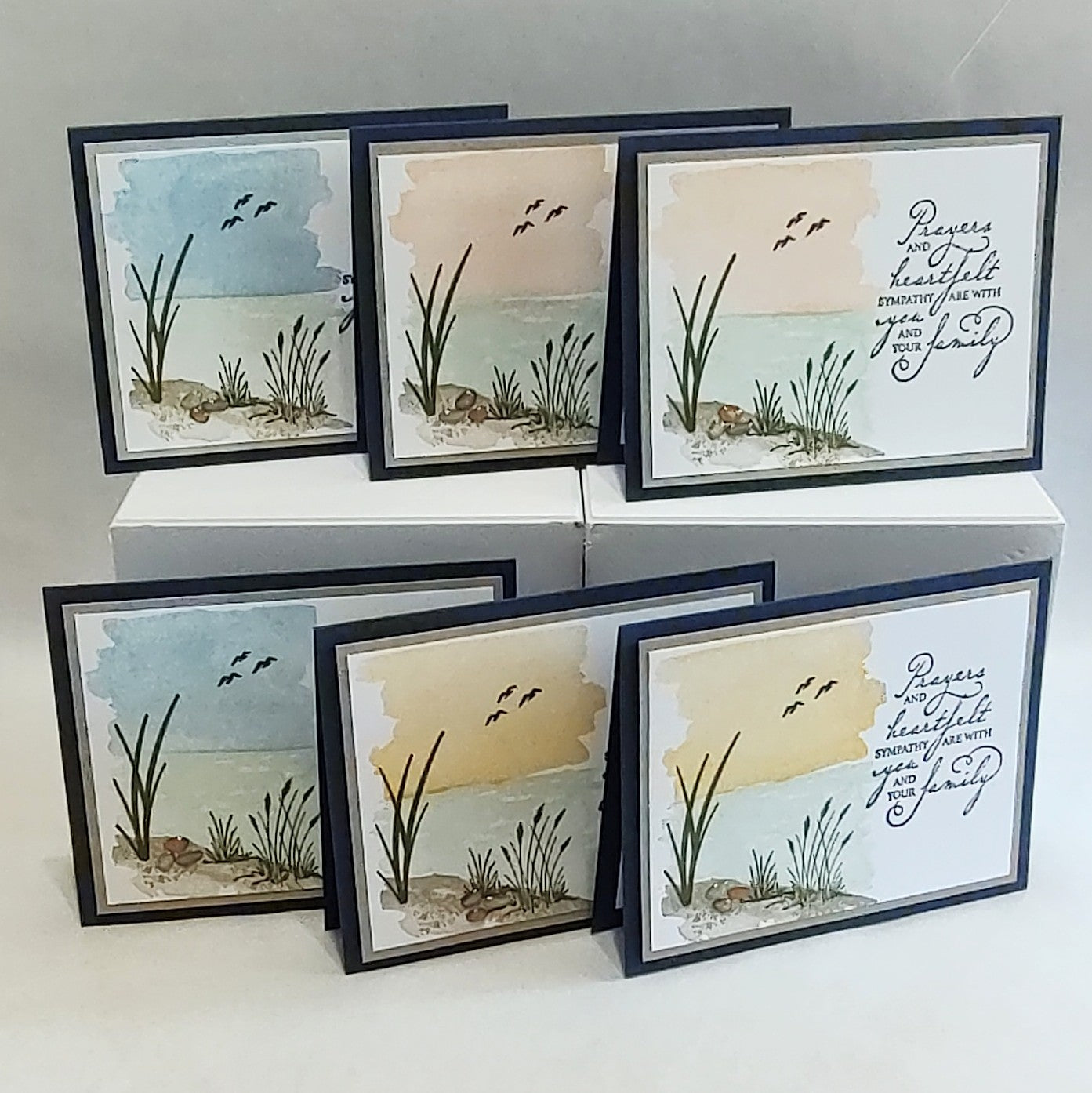 6 Count Handmade Cards- Sympathy