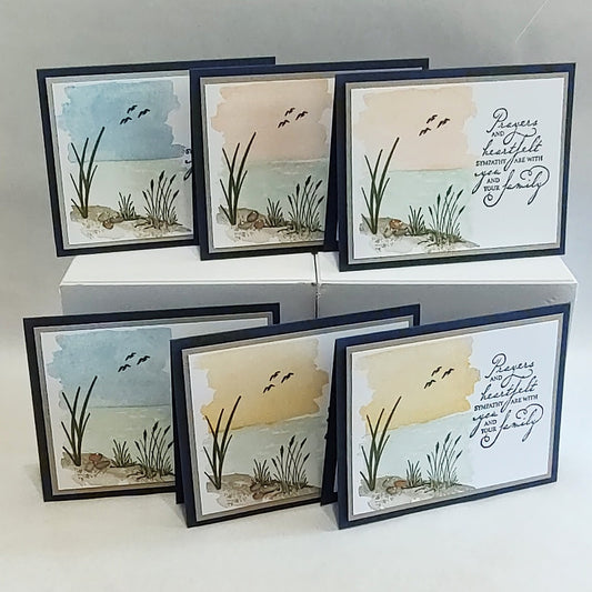 6 Count Handmade Cards- Sympathy