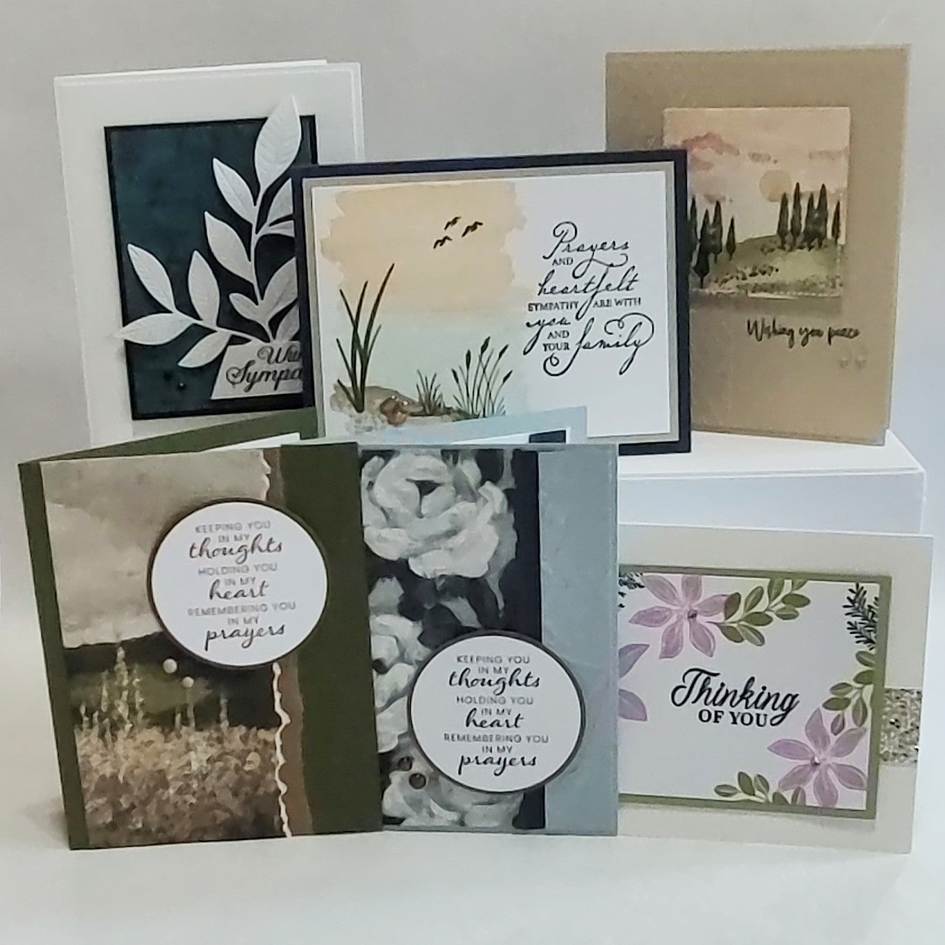 6 Count Handmade Cards- Sympathy