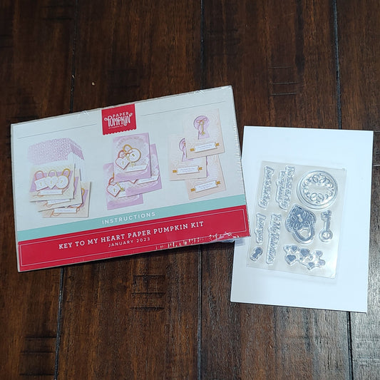 Key to My Heart Paper Pumpkin Kit
