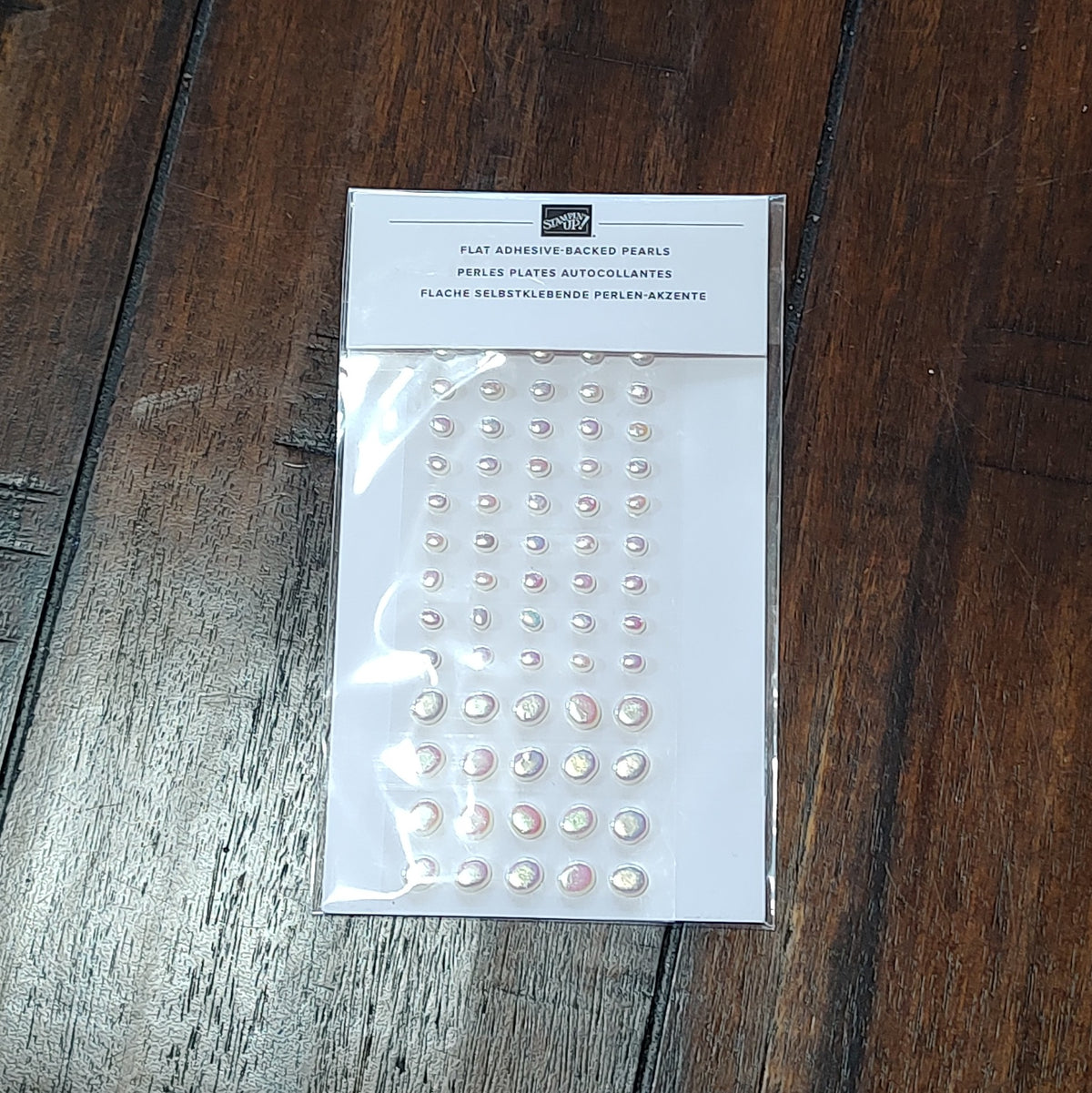 Embellishment - Flat Adhesive Backed Pearls