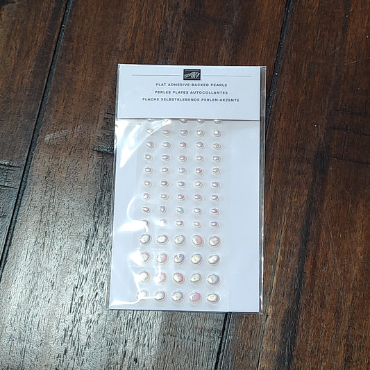 Embellishment - Flat Adhesive Backed Pearls