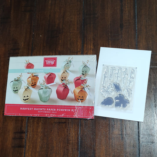Harvest Haunts Paper Pumpkin Kit