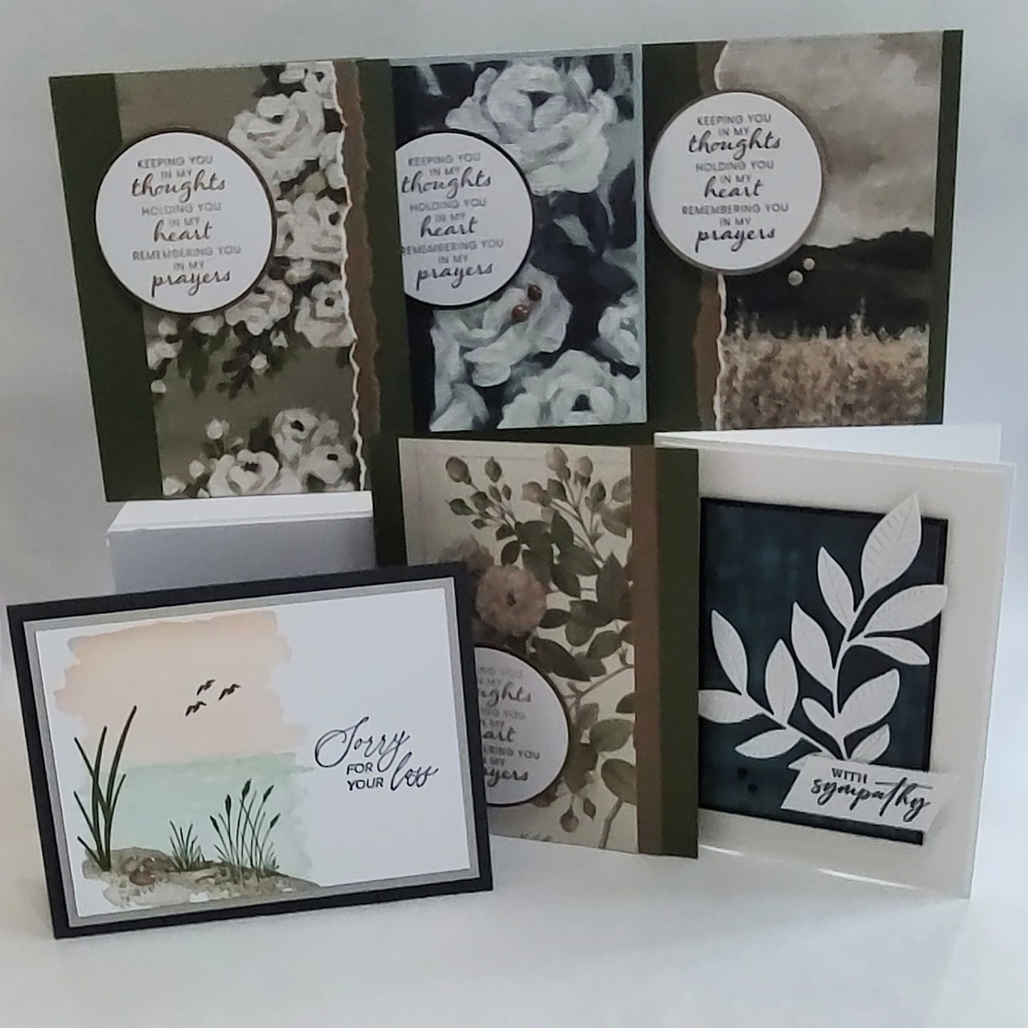 6 Count Handmade Cards- Sympathy