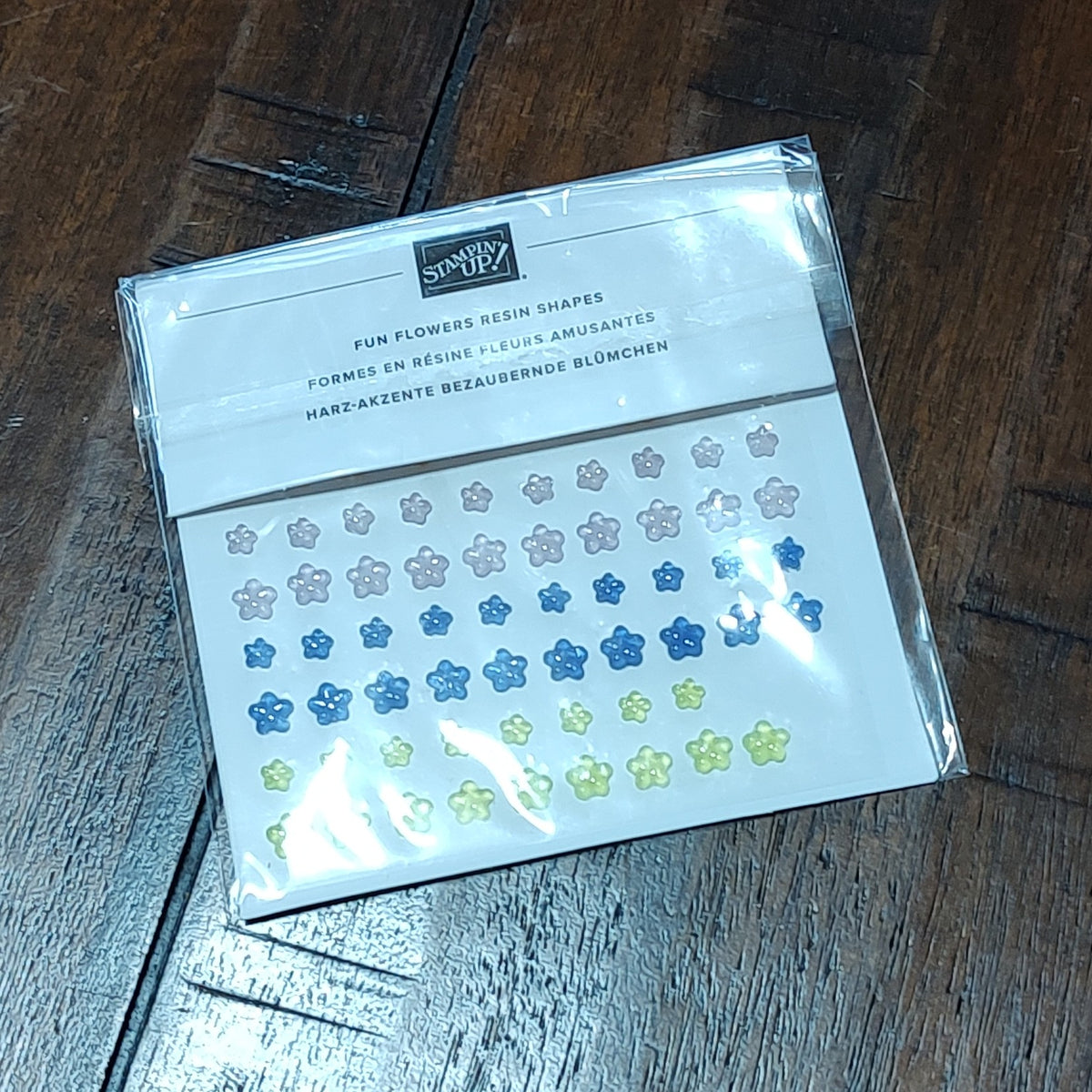 Embellishment - Fun Flowers Resin Shapes