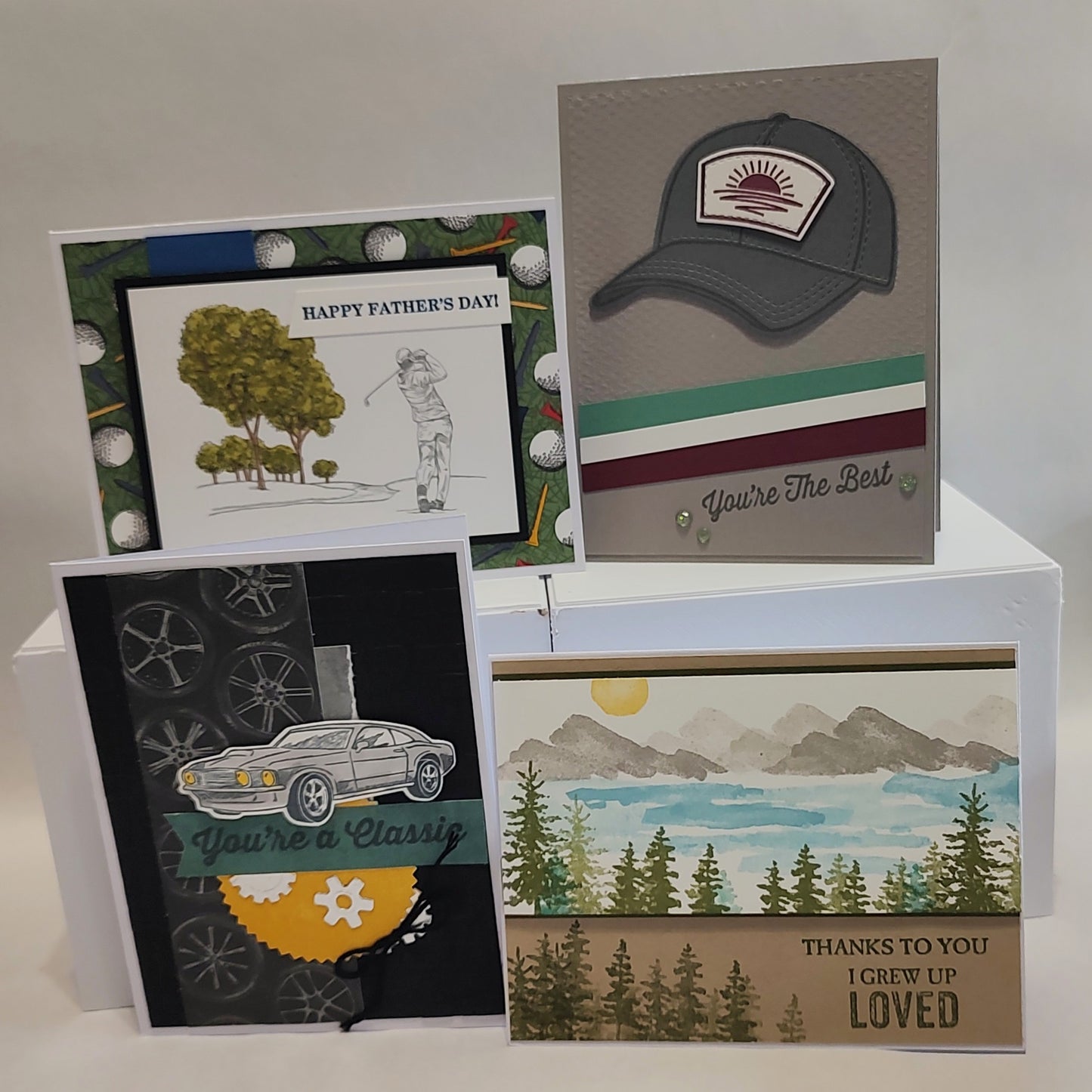 4 Count Handmade Cards- Father's Day