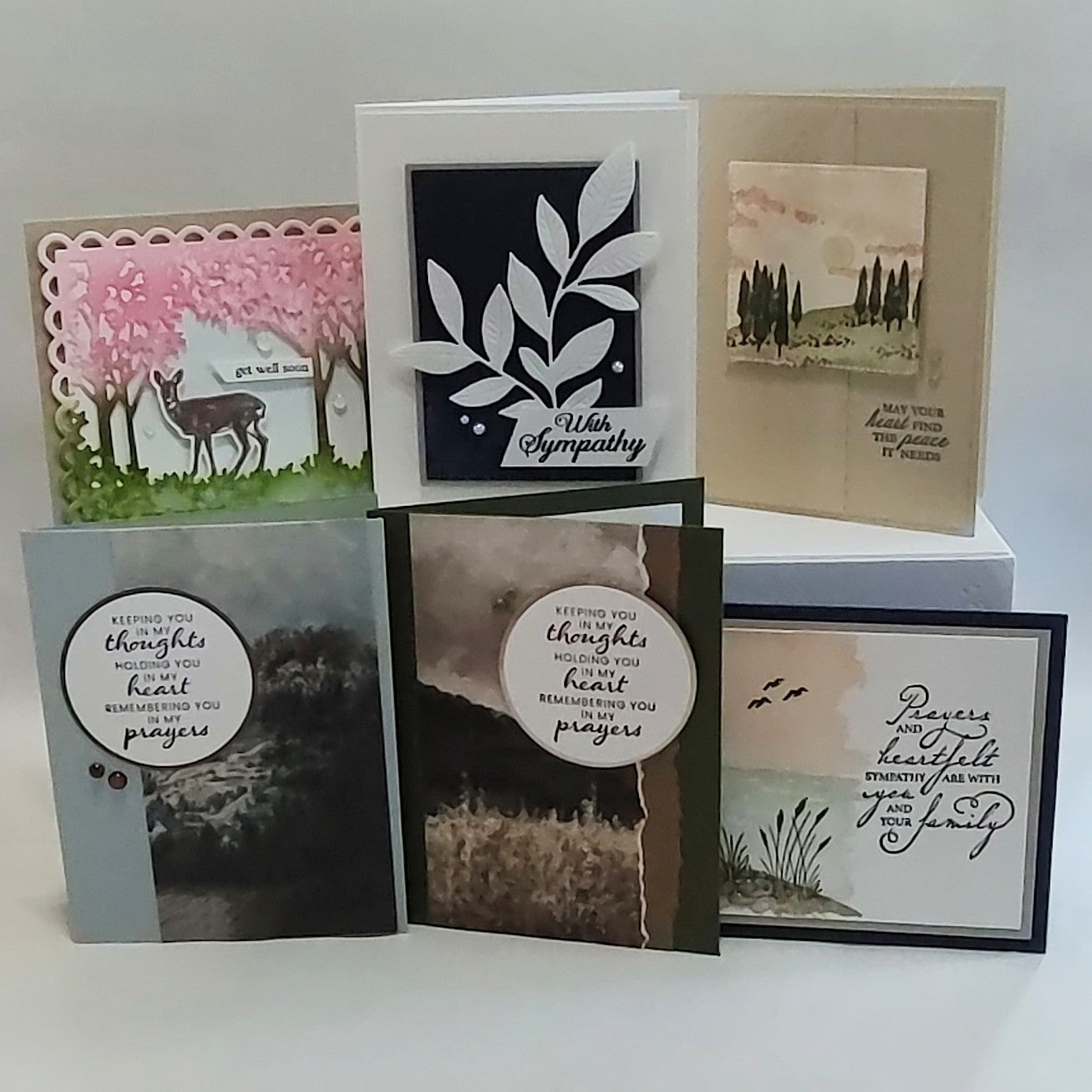 6 Count Handmade Cards- Sympathy