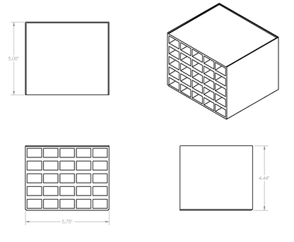 marker holder 25 slot
