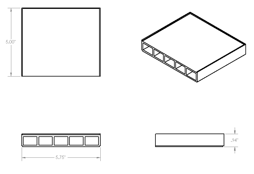 marker holder 5 wide