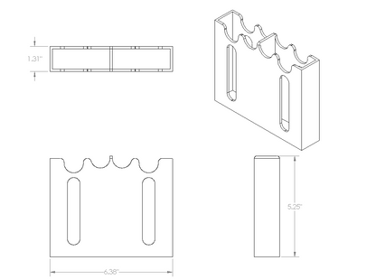 Ink Refill Holder - 10 colors
